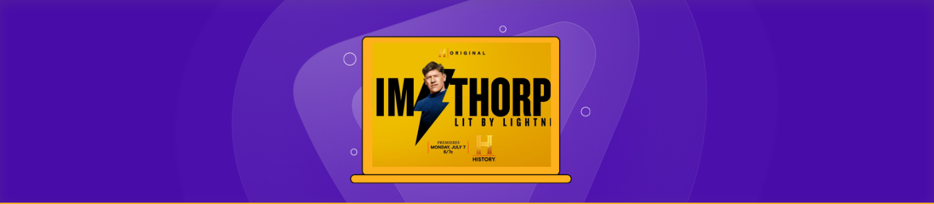 How to Watch Jim Thorpe Lit by Lightning Outside the US