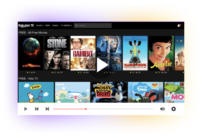 Watch Rakuten TV in Nigeria with vpn