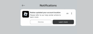 How to Change Account Location on Roblox