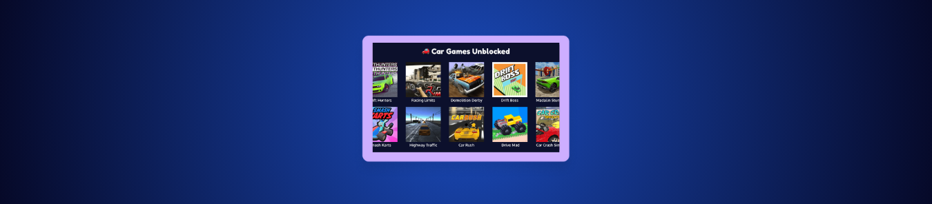 racing games unblocked