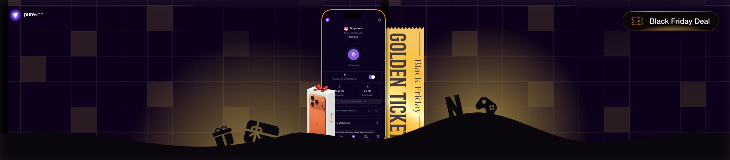 This Black Friday, Secure Your Privacy for Just $1.49/Mo. with PureVPN (90% Off + Golden Ticket!)