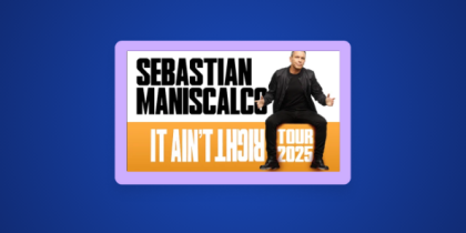 How to Watch Sebastian Maniscalco It Ain’t Right in Australia on HULU