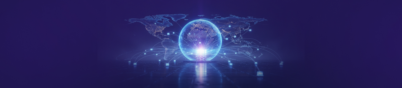 Illustration of PureVPN’s global network expansion showing 40+ new server locations across Europe, Asia-Pacific, North America, and Latin America.