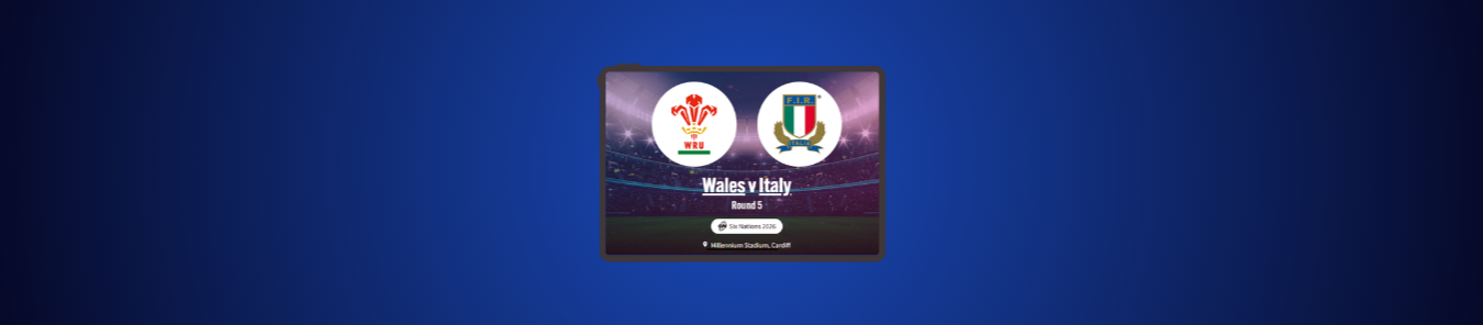 Wales v Italy