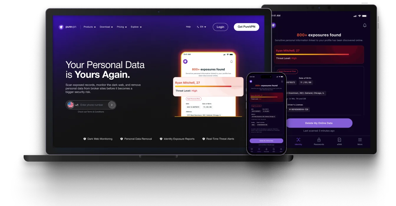 PureVPN works across devices