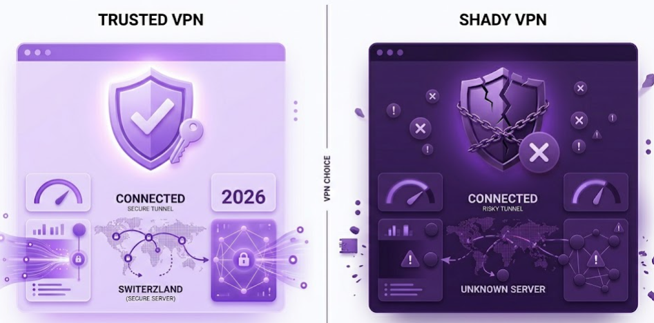 Trustworthy VPN vs shady vpn